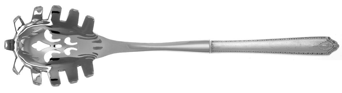 Lady Hilton (Sterling, 1940, No Monograms) Pasta Server with Stainless Bowl HC by Westmorland Silver-1