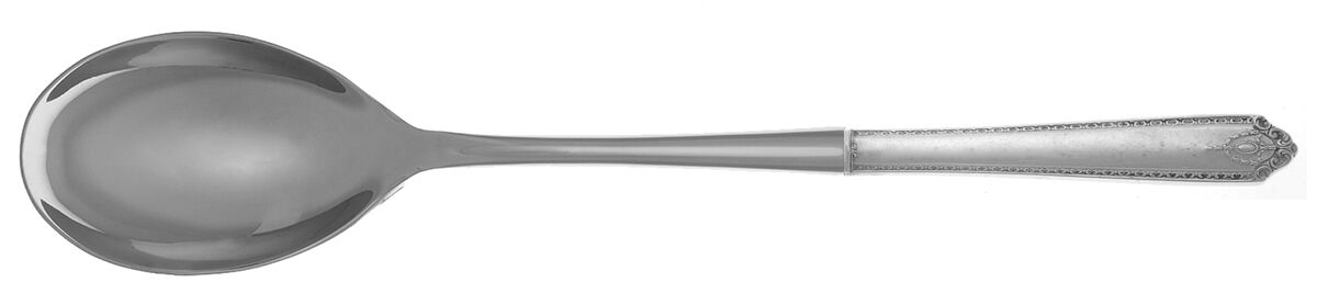 Lady Hilton (Sterling, 1940, No Monograms) Dressing Spoon with Stainless Bowl HC by Westmorland Silver-1