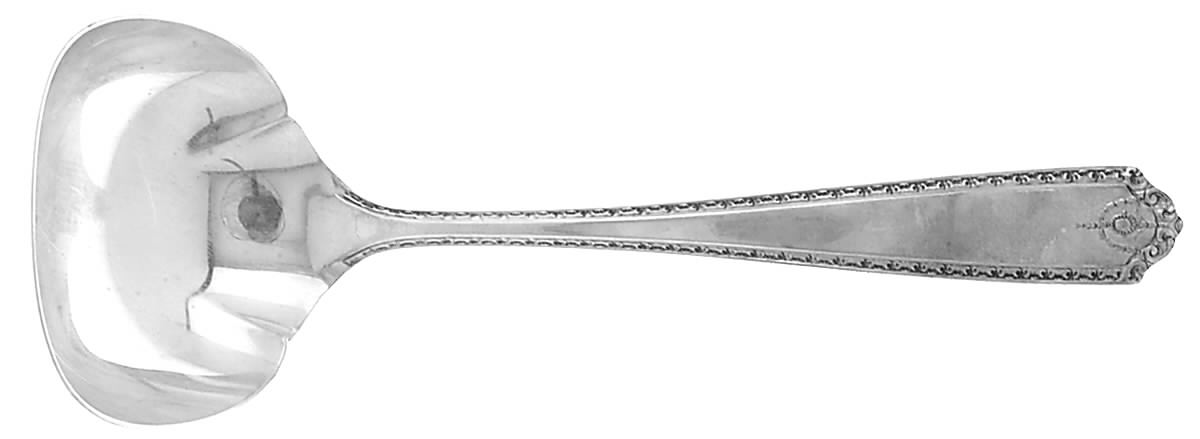 Lady Hilton (Sterling, 1940, No Monograms) Solid Gravy Ladle by Westmorland Silver-1