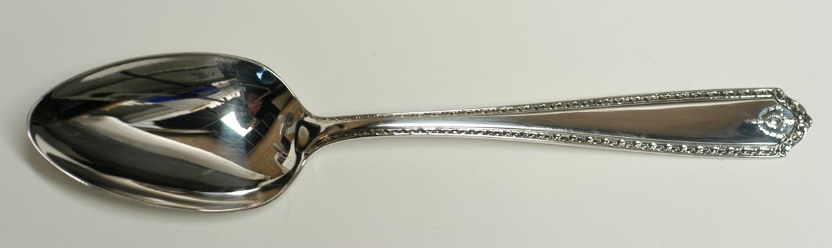 Lady Hilton (Sterling, 1940, No Monograms) Tablespoon (Serving Spoon) by Westmorland Silver-1