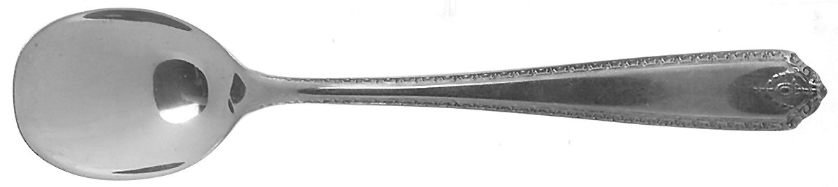 Lady Hilton (Sterling, 1940, No Monograms) Large Sherbet Spoon by Westmorland Silver-1