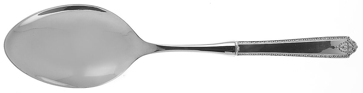 Lady Hilton (Sterling, 1940, No Monograms) Dressing Spoon with Stainless Bowl by Westmorland Silver-1