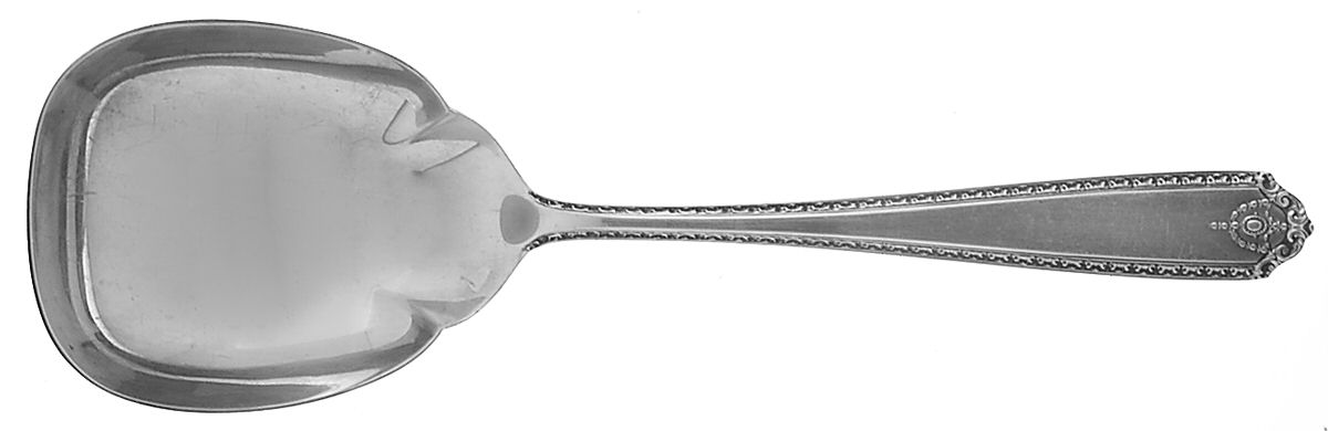 Lady Hilton (Sterling, 1940, No Monograms) Large Solid Berry/Casserole Spoon by Westmorland Silver-1