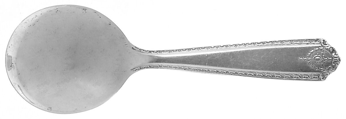 Lady Hilton (Sterling, 1940, No Monograms) Straight Handle Baby Spoon by Westmorland Silver-1