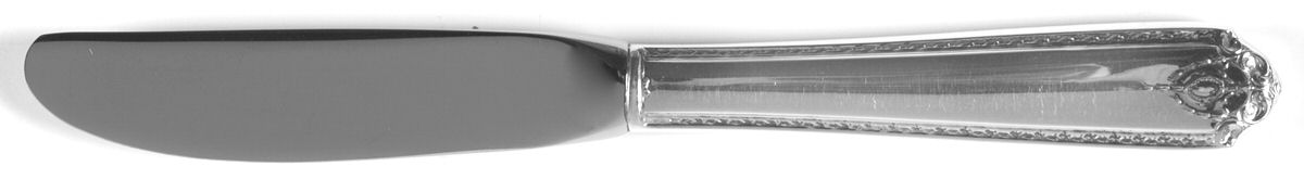 Lady Hilton (Sterling, 1940, No Monograms) Modern Hollow Butter Spreader (Stainless) by Westmorland Silver-1