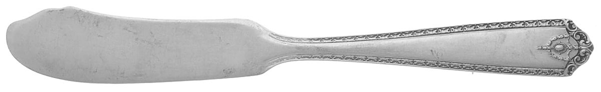 Lady Hilton (Sterling, 1940, No Monograms) Flat Handle Butter Spreader by Westmorland Silver-1