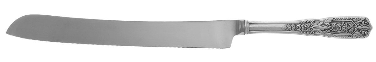 Milburn Rose (Sterling, 1940) Wedding Cake Knife with Stainless Blade HC by Westmorland Silver-1