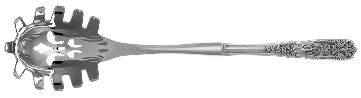 Milburn Rose (Sterling, 1940) Pasta Server with Stainless Bowl HC by Westmorland Silver-1