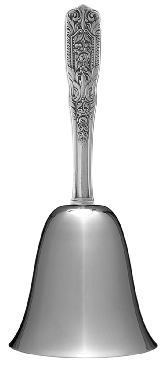 Milburn Rose (Sterling, 1940) Bell Large with Stainless Bowl HC by Westmorland Silver-1