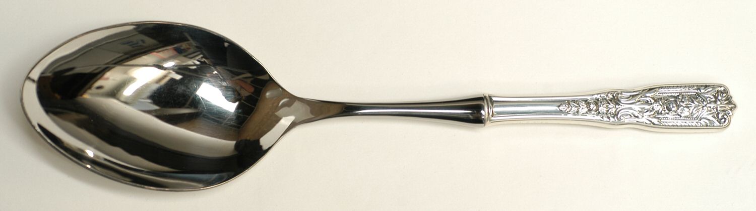 Milburn Rose (Sterling, 1940) Dressing Spoon with Stainless Bowl by Westmorland Silver-1