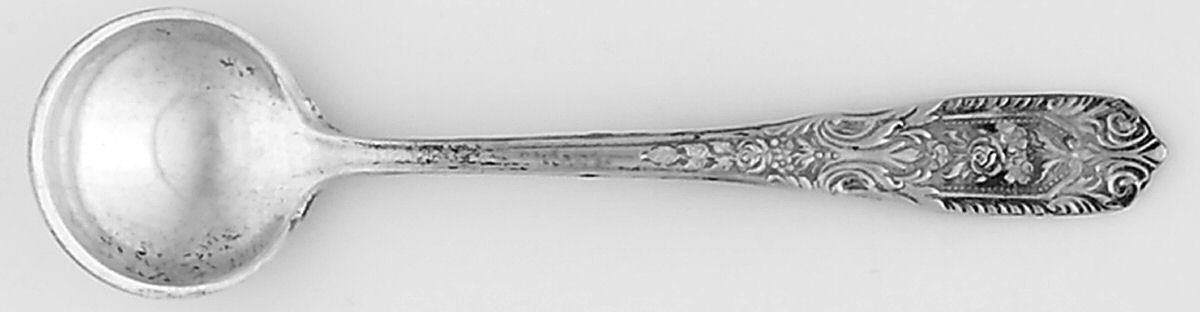 Milburn Rose (Sterling, 1940) Individual Salt Spoon by Westmorland Silver-1