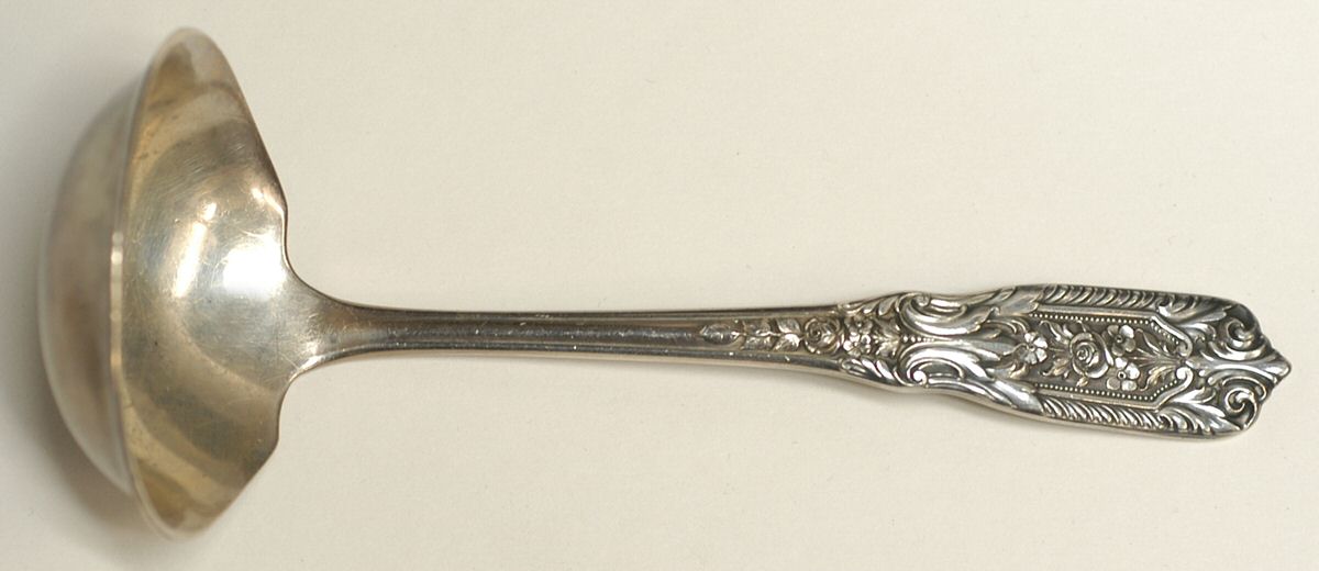 Milburn Rose (Sterling, 1940) Solid Gravy Ladle by Westmorland Silver-1