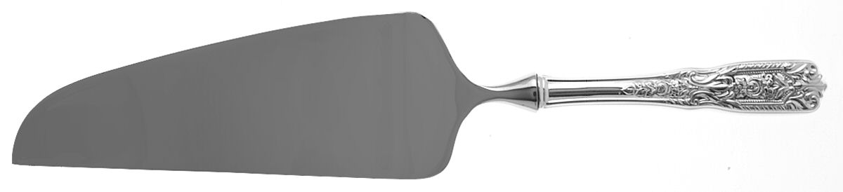 Milburn Rose (Sterling, 1940) Pie & Cake Server with Stainless Blade by Westmorland Silver-1