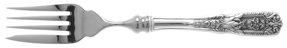 Milburn Rose (Sterling, 1940) Individual Hollow Fish Fork, Stainless Tines by Westmorland Silver-1