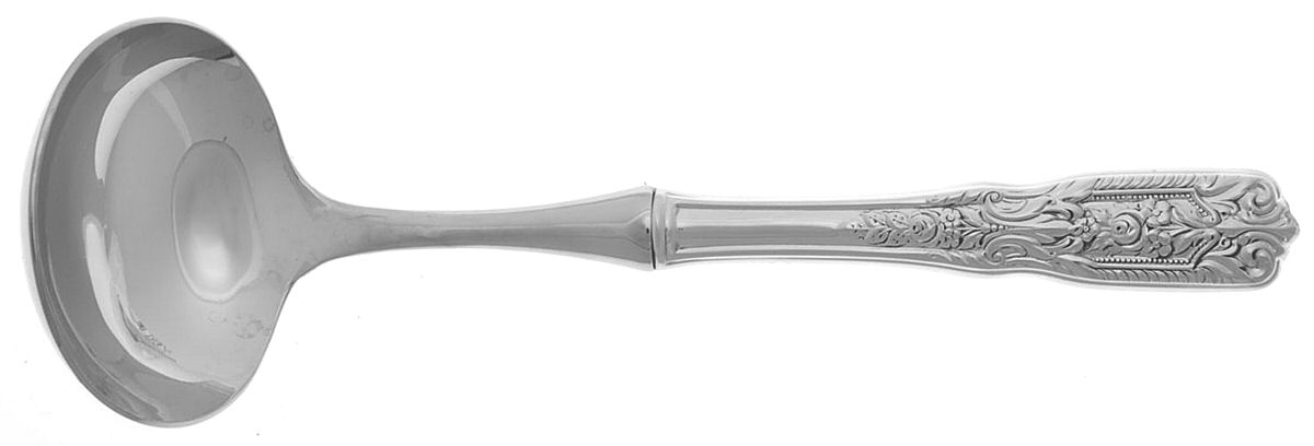 Milburn Rose (Sterling, 1940) Hollow Handle Gravy Ladle with Stainless Bowl by Westmorland Silver-1
