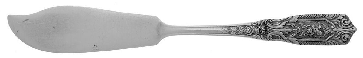 Milburn Rose (Sterling, 1940) Flat Handle Master Butter Knife by Westmorland Silver-1