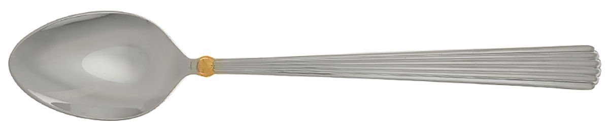 Carleton Gold (Stainless) Iced Tea Spoon by Waterford-1