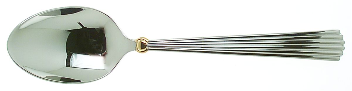 Carleton Gold (Stainless) Tablespoon (Serving Spoon) by Waterford-1