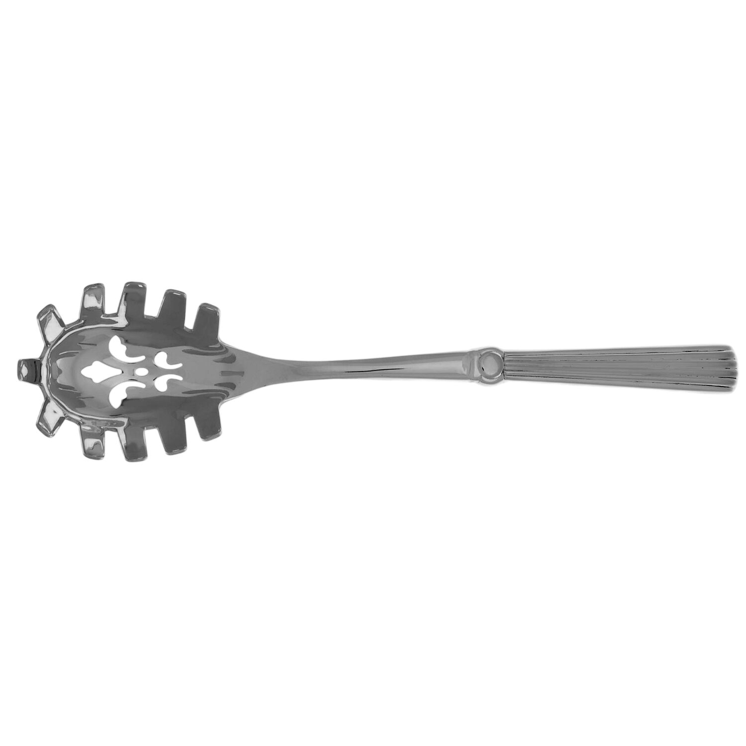 Carleton (Stainless) Pasta Server with Stainless Bowl HC by Waterford-1