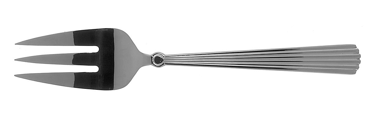 Carleton (Stainless) Large Solid Cold Meat Serving Fork by Waterford-1