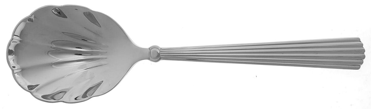 Carleton (Stainless) Solid Shell Casserole Spoon by Waterford-1