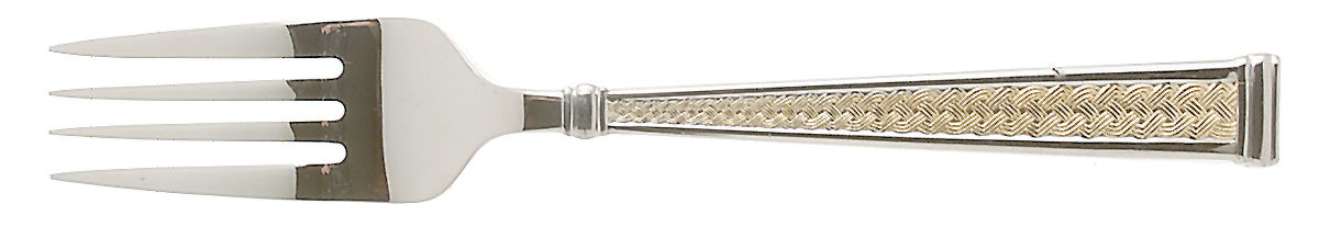 Kells Gold (Stainless, Gold Accent) Individual Salad Fork by Waterford-1