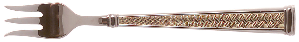 Kells Gold (Stainless, Gold Accent) Cocktail/Seafood Fork by Waterford-1
