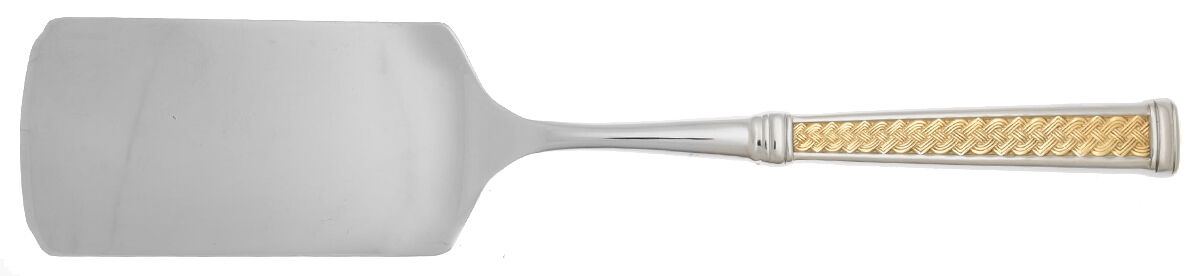 Kells Gold (Stainless, Gold Accent) Lasagna Server with Stainless Blade HC by Waterford-1
