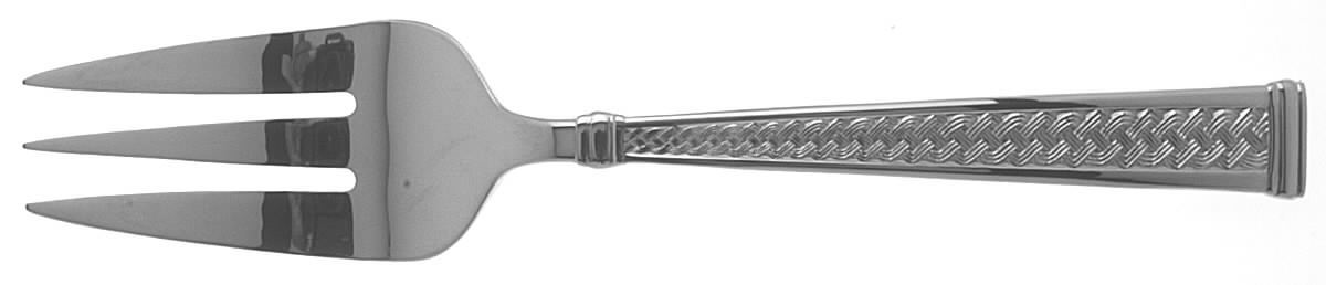 Kells (Stainless) Large Solid Cold Meat Serving Fork by Waterford-1