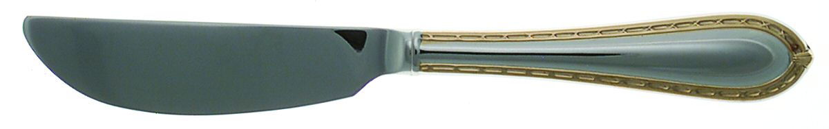 Powerscourt Gold (Stainless, Gold Accent) Hollow Handle Master Butter Knife by Waterford-1
