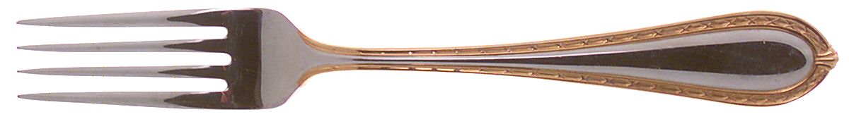 Powerscourt Gold (Stainless, Gold Accent) Fork by Waterford-1