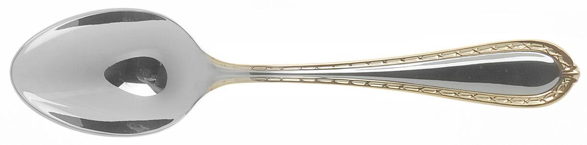 Powerscourt Gold (Stainless, Gold Accent) Place/Oval Soup Spoon by Waterford-1