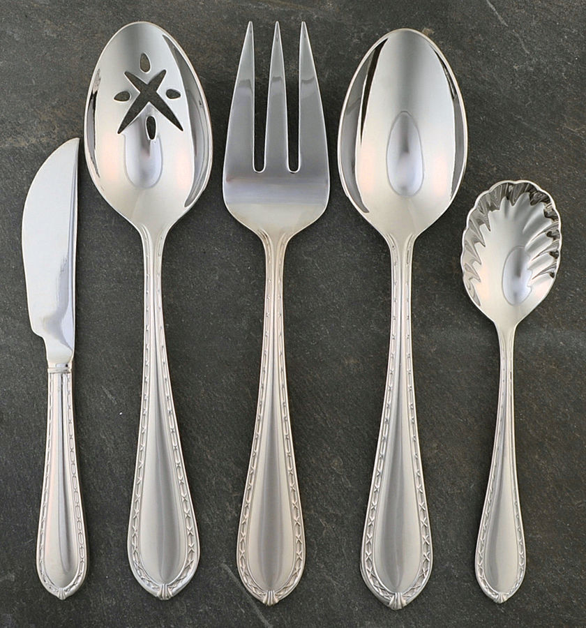 Powerscourt (Stainless) 5 Piece Hostess Set by Waterford-1