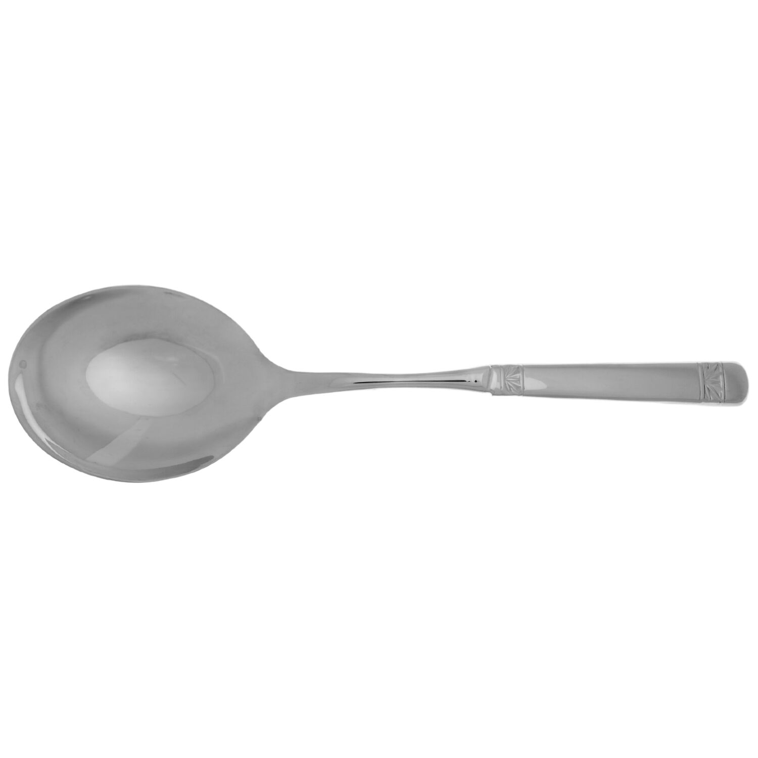 Wicklow (Stainless) Casserole Spoon with Smooth Stainless Bowl HC by Waterford-1