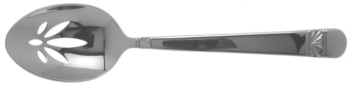 Wicklow (Stainless) Pierced Tablespoon (Serving Spoon) by Waterford-1