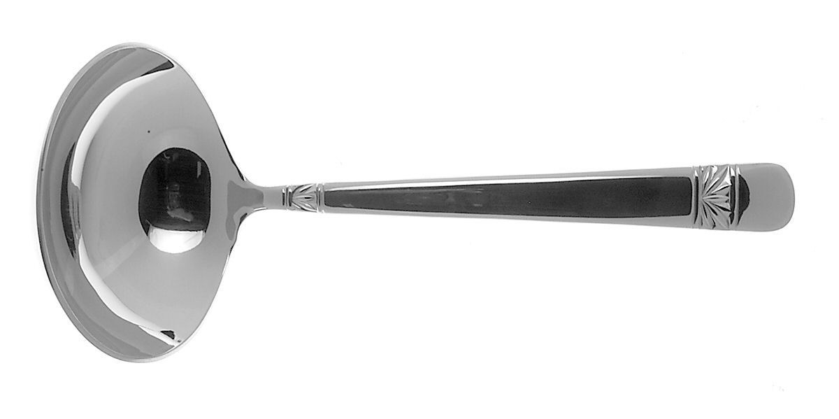 Wicklow (Stainless) Solid Gravy Ladle by Waterford-1