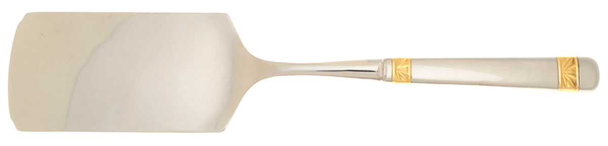 Wicklow Gold (Stainless, Gold Acct) Lasagna Server with Stainless Blade HC by Waterford-1