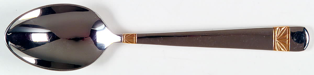 Wicklow Gold (Stainless, Gold Acct) Place/Oval Soup Spoon by Waterford-1