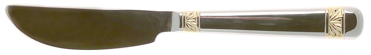 Wicklow Gold (Stainless, Gold Acct) Hollow Handle Master Butter Knife by Waterford-1