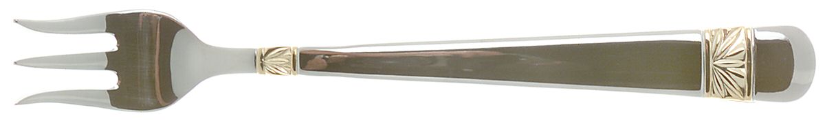 Wicklow Gold (Stainless, Gold Acct) Cocktail/Seafood Fork by Waterford-1