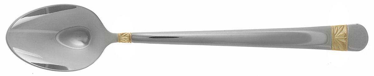 Wicklow Gold (Stainless, Gold Acct) Iced Tea Spoon by Waterford-1