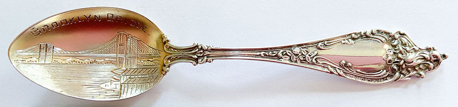 Altair (Sterling, 1904, No Monograms) Souvenir Spoon (Demitasse) by Watson-1