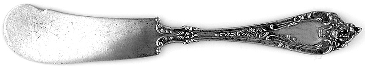 Altair (Sterling, 1904, No Monograms) Flat Handle Butter Spreader by Watson-1