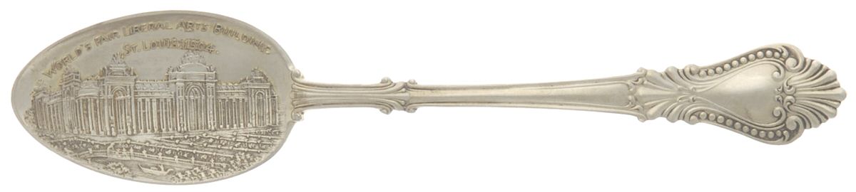 Bead (Sterling, 1890) Souvenir Spoon (Five O'Clock) by Watson-1