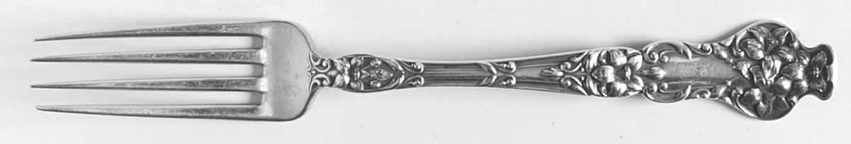 Bridal Flower (Sterling, 1910, No Monograms) Fork by Watson-1