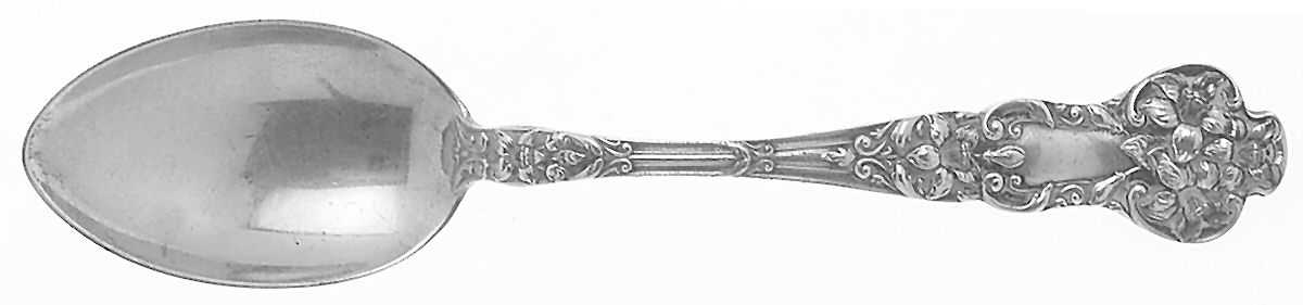Bridal Flower (Sterling, 1910, No Monograms) Five O'Clock Teaspoon by Watson-1
