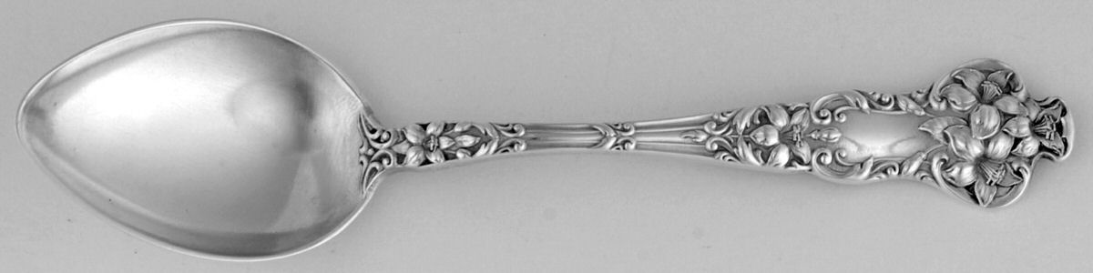 Bridal Flower (Sterling, 1910, No Monograms) Demitasse Spoon by Watson-1
