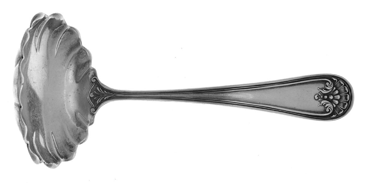 Bunker Hill (Sterling, 1910) Gravy Ladle with Shell Bowl by Watson-1