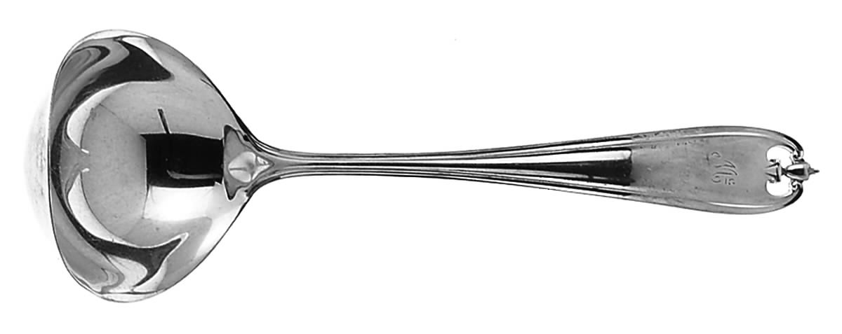 Carrollton (Sterling, 1914) Small Gravy Ladle, Solid Piece by Watson-1