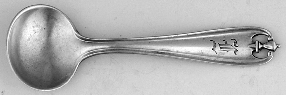Carrollton (Sterling, 1914) Individual Salt Spoon by Watson-1